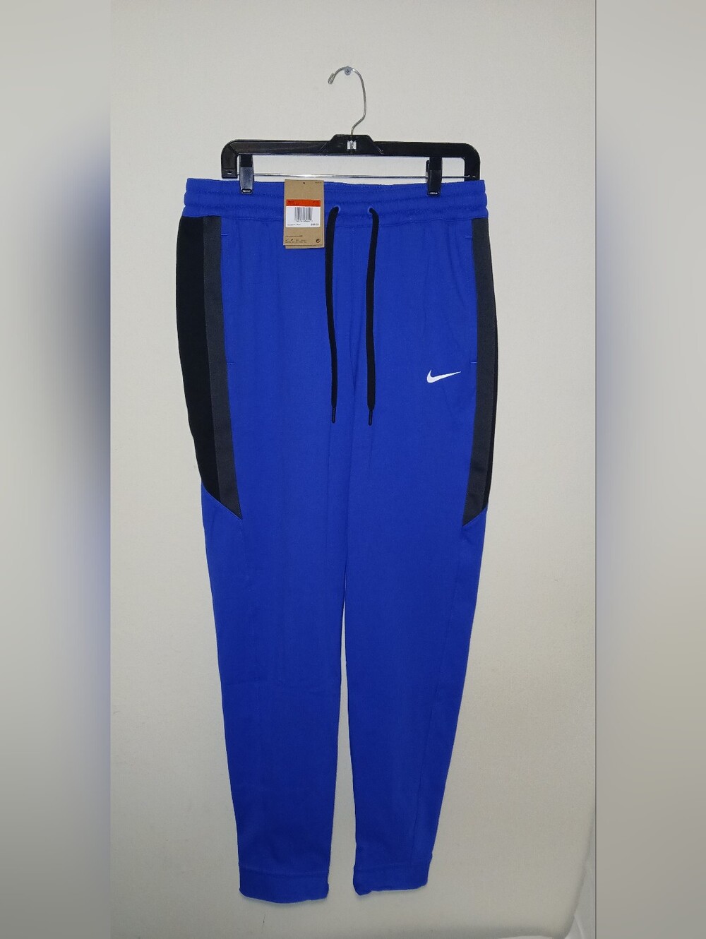 Nike Therma-Fit Showtime Basketball Pants Joggers Men's Size L Blue Nwt